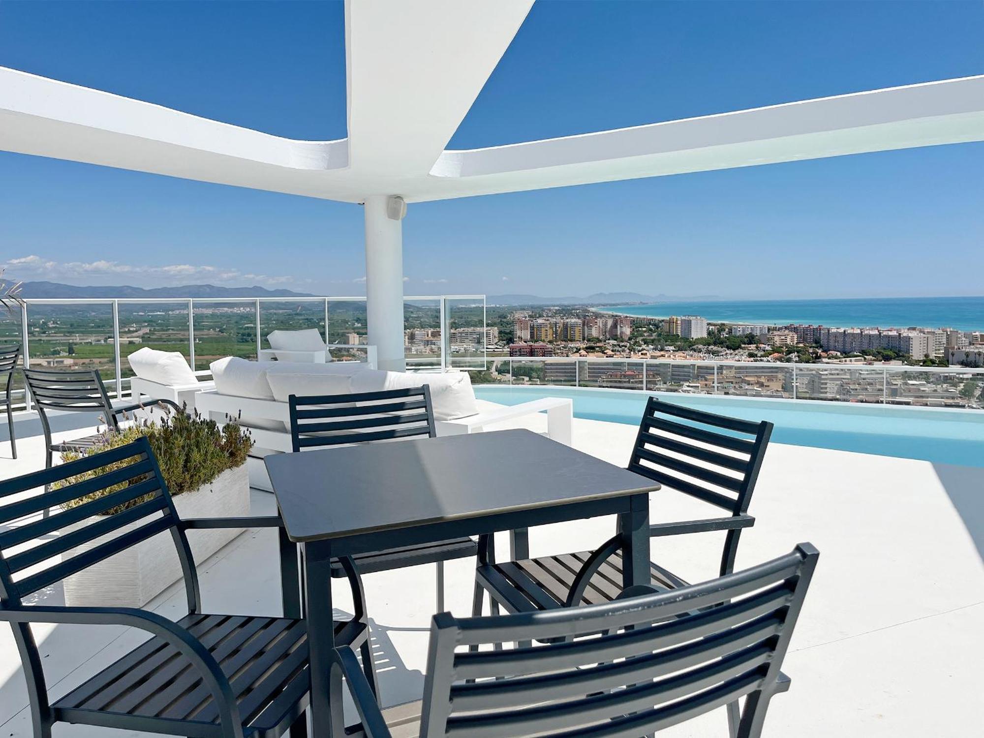 Global Properties, Moderno Apartamento Con Gran Terraza Y Vistas Al Mar Canet d'En Berenguer Exteriör bild