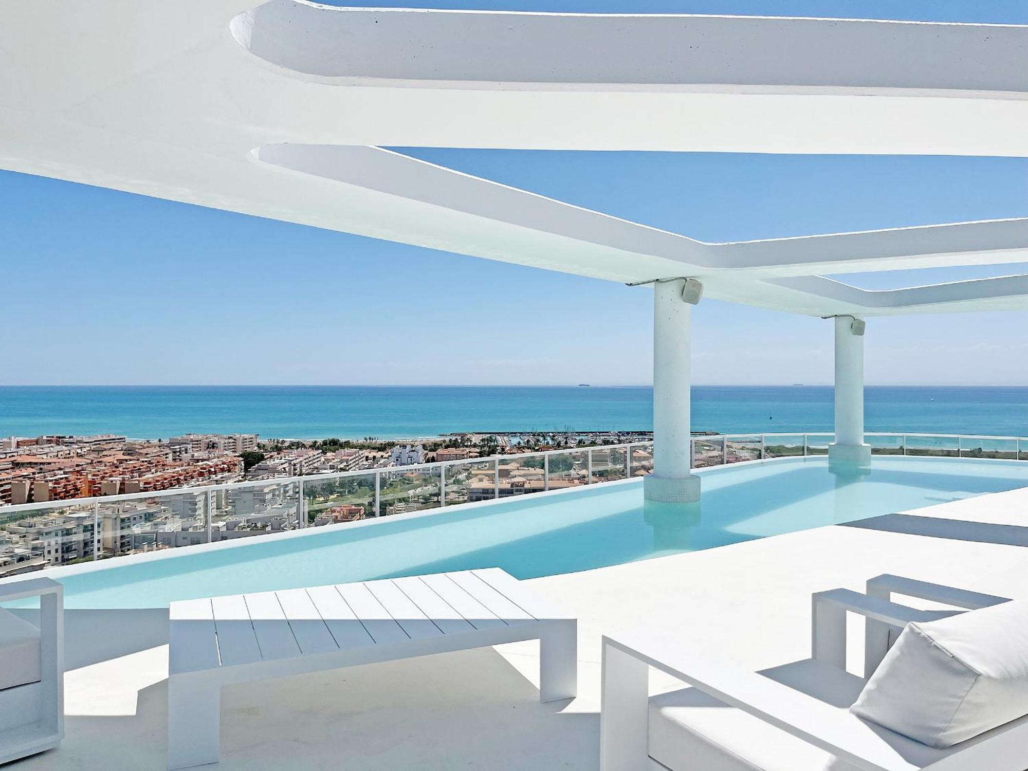 Global Properties, Moderno Apartamento Con Gran Terraza Y Vistas Al Mar Canet d'En Berenguer Exteriör bild